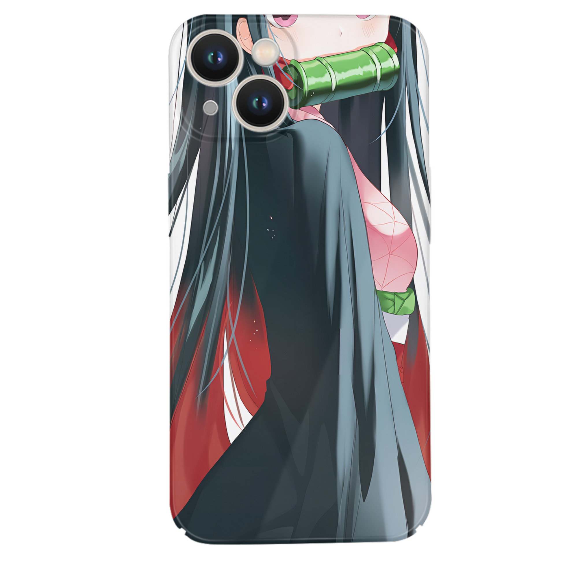 （画像用） 鬼滅の刃（きめつのやいば）竈門 禰󠄀豆子／かまど ねずこ Kamado Nezuko 【iPhone 14シリーズ対応】ハードケース